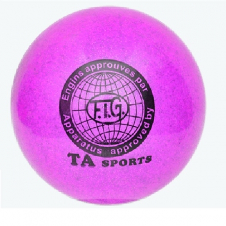Мяч для художественной гимнастики d-15см Фиолетовый, фото 1