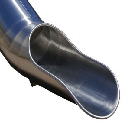 Горка-труба из нержавеющей стали H-1500, фото 3