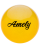 Мяч для художественной гимнастики AGB-102, 15 см, желтый, с блестками