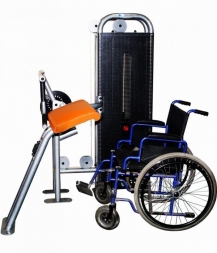 Бицепс-машина для инвалидов-колясочников А-110i , фото 1
