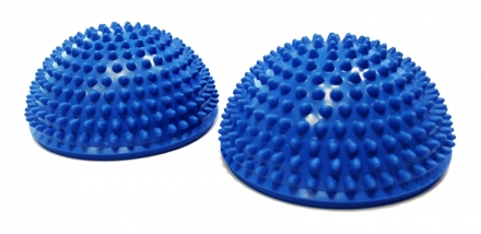Полусфера массажно-балансировочная (набор 2 шт) синий, фото 8