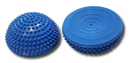 Полусфера массажно-балансировочная (набор 2 шт) синий, фото 10