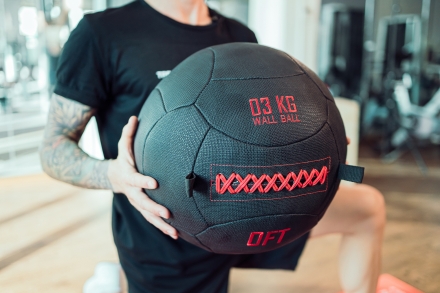 Тренировочный мяч Wall Ball Deluxe 8 кг, фото 5