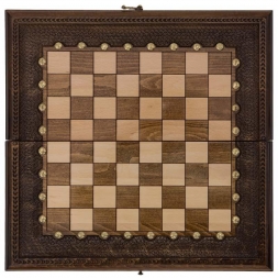 Шахматы + Нарды 40 прямые с бронзой, Ohanyan, фото 2