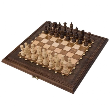 Шахматы + Нарды 40 прямые с бронзой, Ohanyan, фото 3