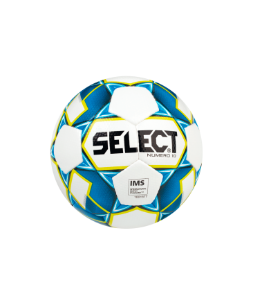 Мяч футбольный Numero10 №5, белый/синий/зеленый, фото 1