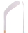 Клюшка хоккейная Woodoo300 composite, SR, белый, правая