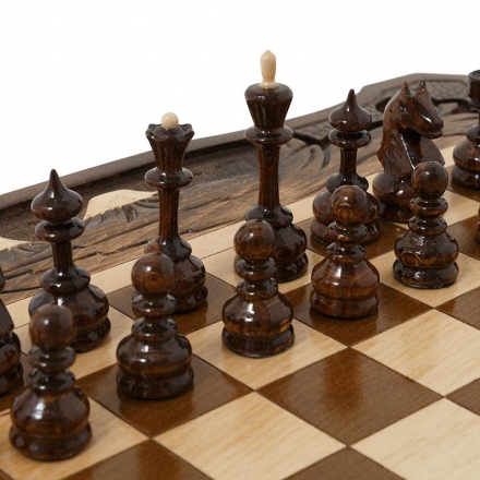 Шахматы + Нарды резные c Араратом 50, Haleyan, фото 4