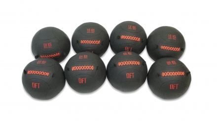Набор тренировочных мячей Wall Ball Deluxe 8 шт от 3 до 15 кг, фото 1