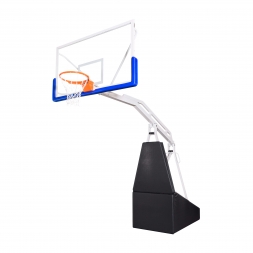 Стойка баскетбольная мобильная складная на пружинах вынос 2,25 м c противовесом