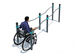 Брусья разноуровневые для инвалидов-колясочников Упернавик