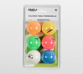KRAFLA B-CL60 Набор для настольного тенниса ( мяч без звезд 6шт.), фото 2