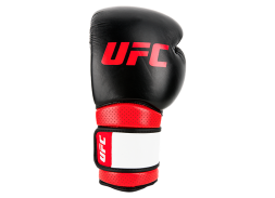 (UFC Перчатки MMA для работы на снарядах чёрные - 18 Oz), фото 1