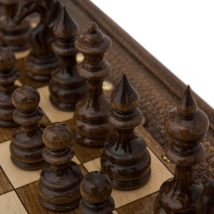 Шахматы 50 прямые с бронзой, Ohanyan, шт, фото 3