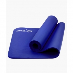 Коврик для йоги FM-301 NBR 183x58x1,2 см, синий, фото 2