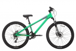 Велосипед Stark'18 Pusher-1 зелёный/фиолетовый/жёлтый 12,2&quot;