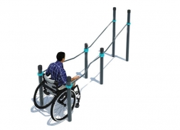 Брусья для инвалидов-колясочников в подъем