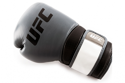 (UFC Перчатки MMA для работы на снарядах чёрные - 14 Oz), фото 2