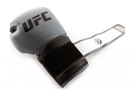 (UFC Перчатки MMA для работы на снарядах чёрные - 14 Oz), фото 4