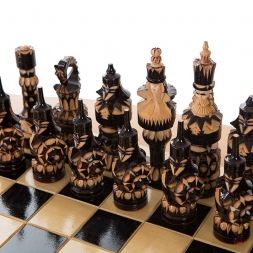 Стол шахматный с баром в виде кареты, фото 2