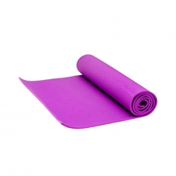 Коврик для йоги FM-101 PVC 173x61x0,8 см, фиолетовый, фото 2