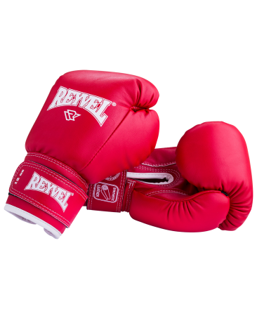 Перчатки боксерские RV-101, 6oz, к/з, красные, фото 1