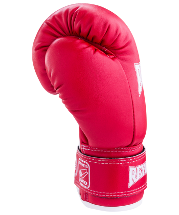 Перчатки боксерские RV-101, 6oz, к/з, красные, фото 3