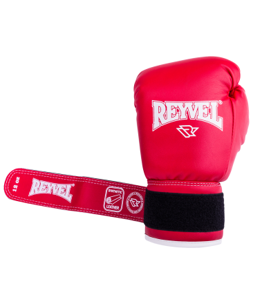Перчатки боксерские RV-101, 6oz, к/з, красные, фото 5