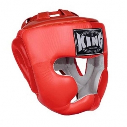 Шлем боксерский тренировочный KING с защитой подбородка