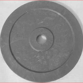 Диск технический 5 кг., красный, серый (d 450 мм), фото 1