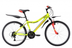 Велосипед Challenger Cosmic 24 жёлтый/красный/голубой