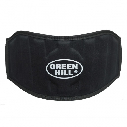 Пояс тяжелоатлетический &quot;GREEN HILL&quot;, размер S (дл. 90 см), черный, фото 1