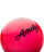 Мяч для художественной гимнастики AGB-102, 19 см, красный, с блестками