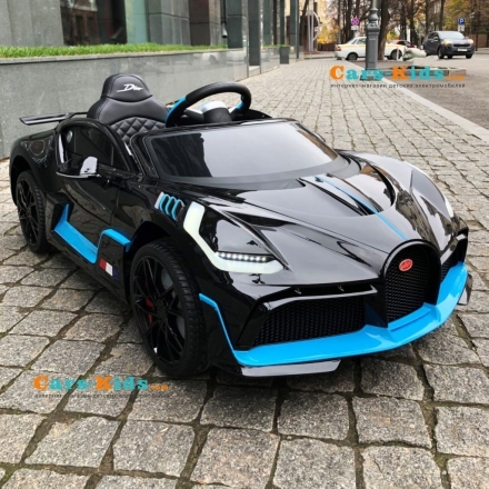 Электромобиль Bugatti Divo 12V — HL338 черный, фото 4