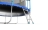 Батут с внутренней сеткой и лестницей, диаметр 12ft (синий)