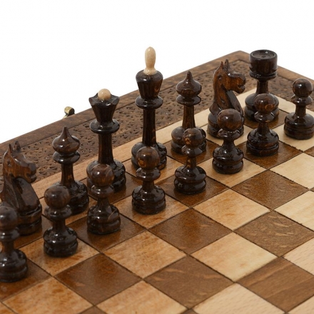 Шахматы + Нарды резные 50, Haleyan, фото 4