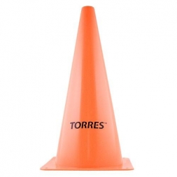 Конус тренировочный &quot;TORRES&quot;, пластик, высота 38 см., оранжевый