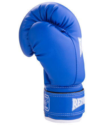 Перчатки боксерские RV-101, 8oz, к/з, синие, фото 2