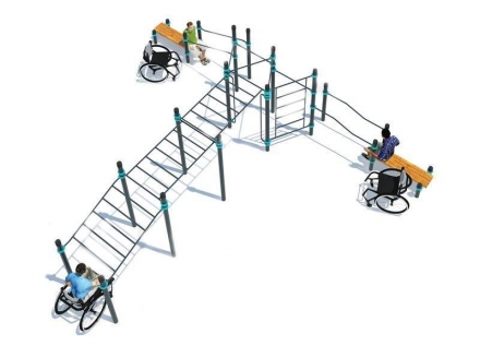 Комплекс для инвалидов-колясочников Parakenguru Mega+, фото 1