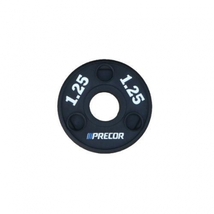 Олимпийский диск в уретане с логотипом Precor FM\UPP, вес: 1, 25 кг, фото 1