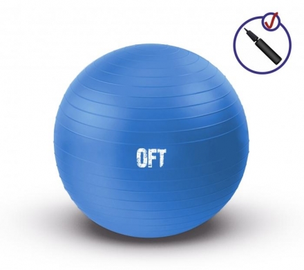 Гимнастический мяч 75 см синий, фото 1