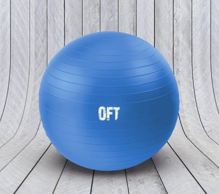 Гимнастический мяч 75 см синий, фото 2