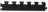 Бордюр резиновый Barbell для коврика 12 мм чёрный
