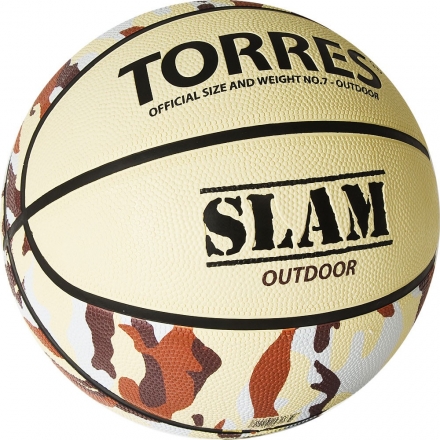 Мяч баскетбольный TORRES SLAM, р.7 B02067, фото 3