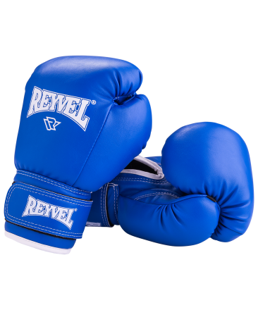 Перчатки боксерские RV-101, 10oz, к/з, синие, фото 1