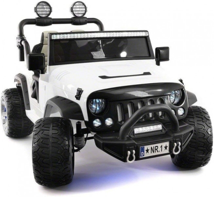 Электромобиль Jeep Wrangler White 2WD - SX1718-S, фото 6