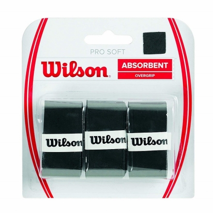 Овергрип Wilson Pro Soft Overgrip, арт. WRZ4040LI, 0,5 мм, размер 2,5см*120см,3 шт, салатовый, фото 1