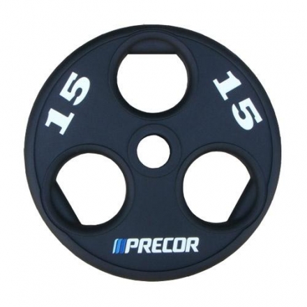 Олимпийский диск в уретане с логотипом Precor FM\UPP, вес: 15 кг, фото 1