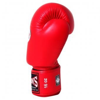 Перчатки боксерские Twins BGVL-3 Red, фото 2