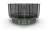 Батут с внешней сеткой и лестницей, диаметр 16ft (зеленый)